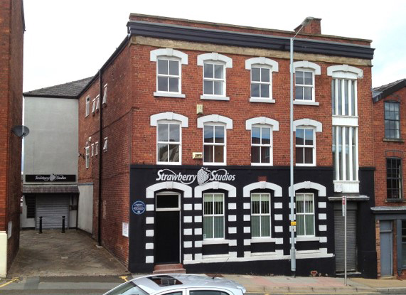 Strawberry Studios from street, 2013
