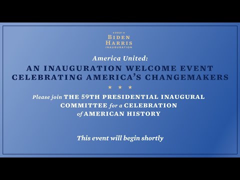 America United: An Inauguration Welcome Event Celebrating America’s Changemakers