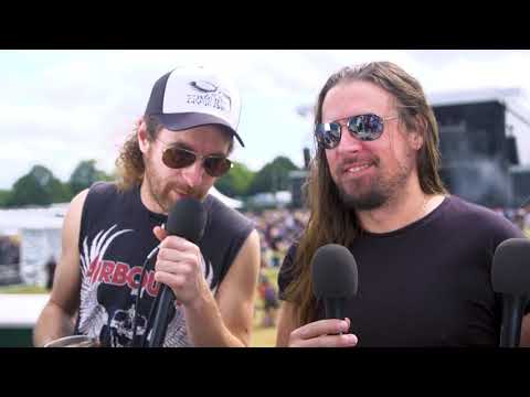Airbourne Interview: Touring And Drinking Dragon’s Blood (Ramblin&#039; Man Fair 2019)