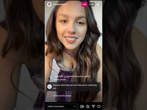 Olivia Rodrigo and Phoebe Bridgers Instagram live