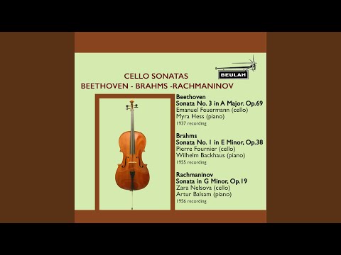 Cello Sonata No.3 in A major, Op.69: 1. Allegro, ma non tanto