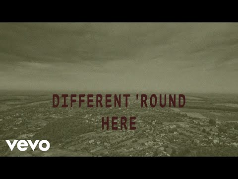 Riley Green - Different &#039;Round Here (Lyric Video) ft. Luke Combs