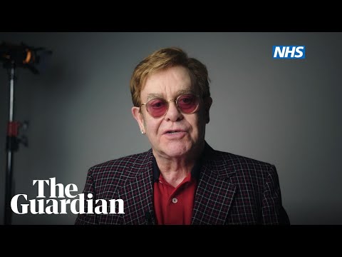 Elton John and Michael Caine star in NHS Covid vaccine ad
