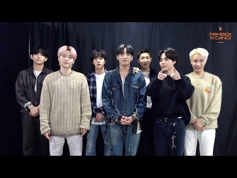BTS (방탄소년단) PERMISSION TO DANCE ON STAGE Announcement