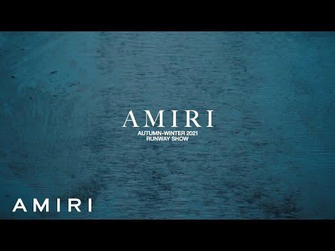 AMIRI AUTUMN-WINTER 2021 RUNWAY SHOW