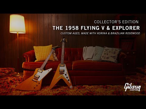 The Gibson 1958 Flying V and Explorer