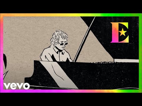 Elton John - Scarecrow (Piano/Tambourine Demo / Lyric Video)