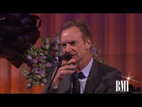 Sting Accepts the BMI Icon Award at the 2016 BMI London Awards