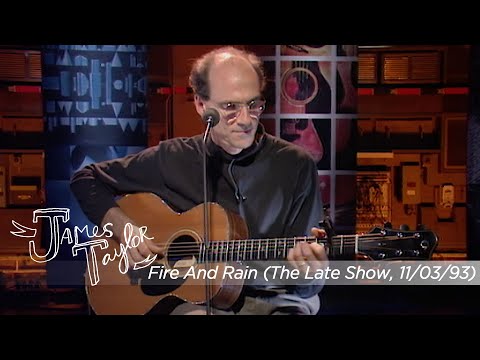 James Taylor - Fire And Rain (The Late Show, Nov 3, 1993)