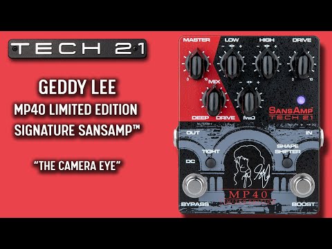 Tech 21 Geddy Lee MP40 Limited Edition Signature SansAmp