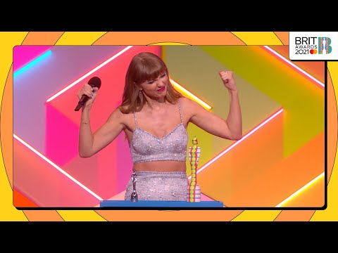 Taylor Swift wins BRITs Global Icon | The BRIT Awards 2021