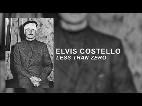 Elvis Costello - Less Than Zero (Static Video)