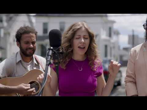 Lake Street Dive plays &quot;Nick of Time&quot; On a Boston Sidewalk