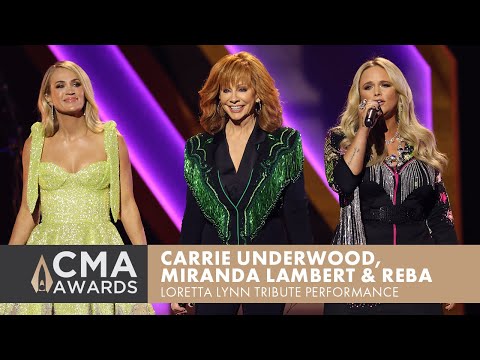 Miranda Lambert, Reba McEntire, and Carrie Underwood Honor Loretta Lynn | LIVE @ CMA Awards