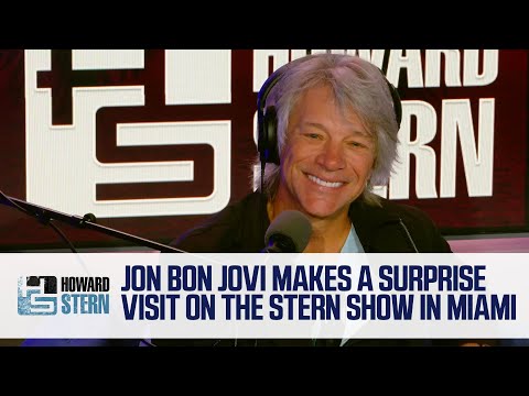 Jon Bon Jovi Makes a Surprise Appearance on the Stern Show in Miami