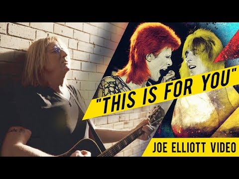 &quot;This Is For You&quot; MICK RONSON Tribute By JOE ELLIOTT