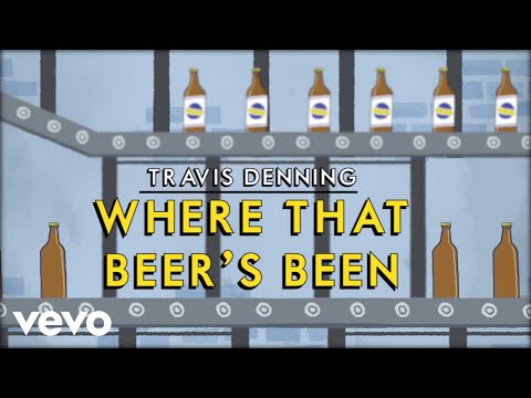 Travis Denning - Where That Beer&#039;s Been (Official Lyric Video)