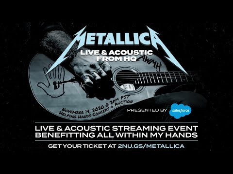 Metallica Helping Hands Concert &amp; Auction: Live &amp; Acoustic From HQ Second Set Preview
