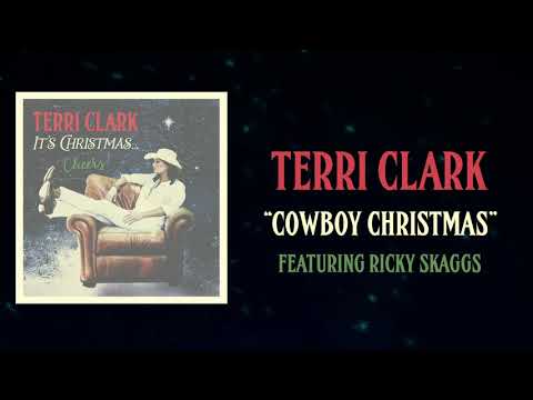 Terri Clark - Cowboy Christmas ft. Ricky Skaggs (Lyric Video)