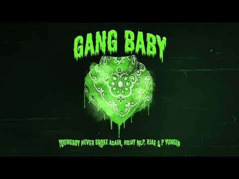 Gang Baby - YoungBoy Never Broke Again, P Yungin feat. Rojay MLP &amp; Rjae (VISUALIZER)