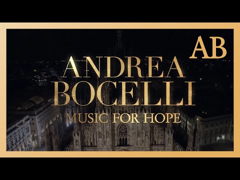 Andrea Bocelli - Music For Hope - LIVE - April 12th 10am LA | 1pm NYC | 6pm UK | 7pm CET