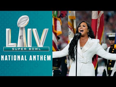 Demi Lovato Sings the National Anthem | Super Bowl LIV Pregame