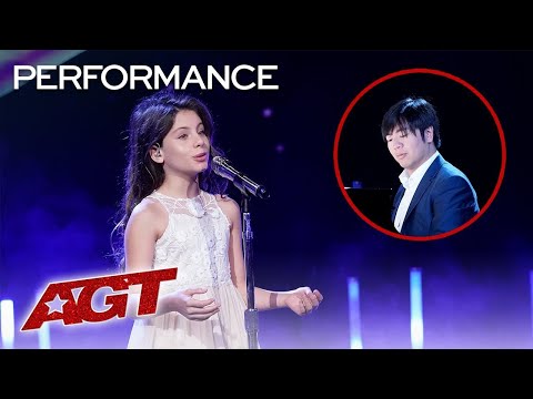 Emanne Beasha | America&#039;s Got Talent 2019 | Con Te Partiro with Lang Lang