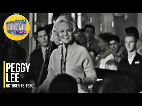 Peggy Lee &quot;I Love Being Here With You &amp; Yes Indeed&quot; on The Ed Sullivan Show