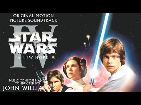 Star Wars Episode IV A New Hope (1977) Soundtrack 02 Main Title / Rebel Blockade /Runner Medley