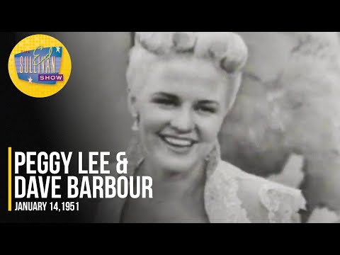 Peggy Lee &amp; Dave Barbour &quot;Show Me The Way To Get Out Of This World&quot; on The Ed Sullivan Show