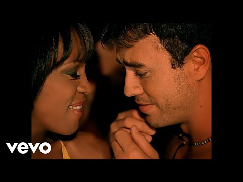 Whitney Houston with Enrique Iglesias - Could I Have This Kiss Forever (Official HD Video)