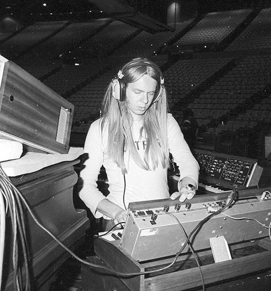 Prog Rock Legend Rick Wakeman Sound Checking Before a Performance