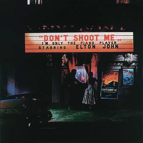 Elton John Don't Shoot Me I'm Only the Piano Player album cover