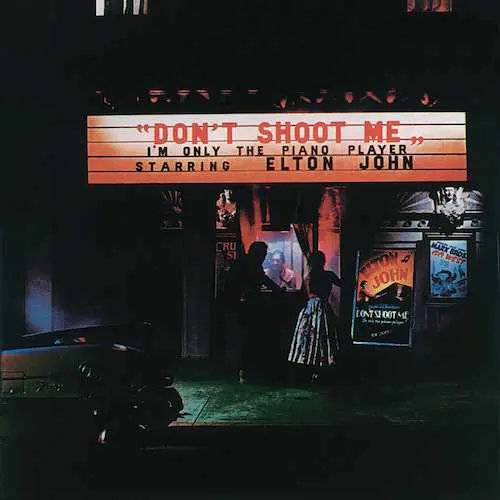 Elton John Don't Shoot Me I'm Only the Piano Player album cover