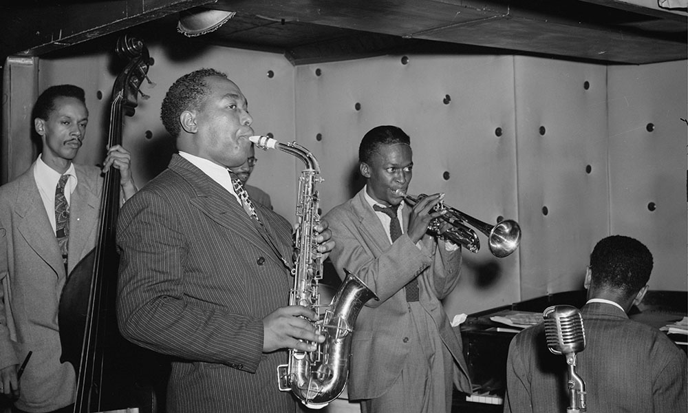 Miles Davis and Charlie Parker, two of the greatest jazz artists ever
