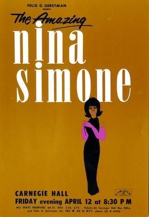 Nina Simone flyer 1963