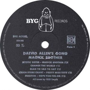 Gong Magick Brother Label