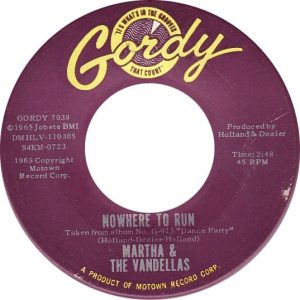 Martha And The Vandellas Nowhere To Run