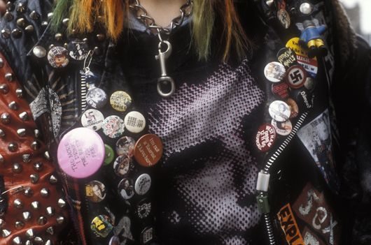 Punks hanging out on the Kings Road London 1983 ® Ted Polhemus, PYMCA