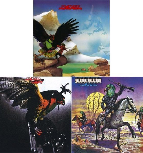 Budgie Vinyl Reissues Cover Montage - 530