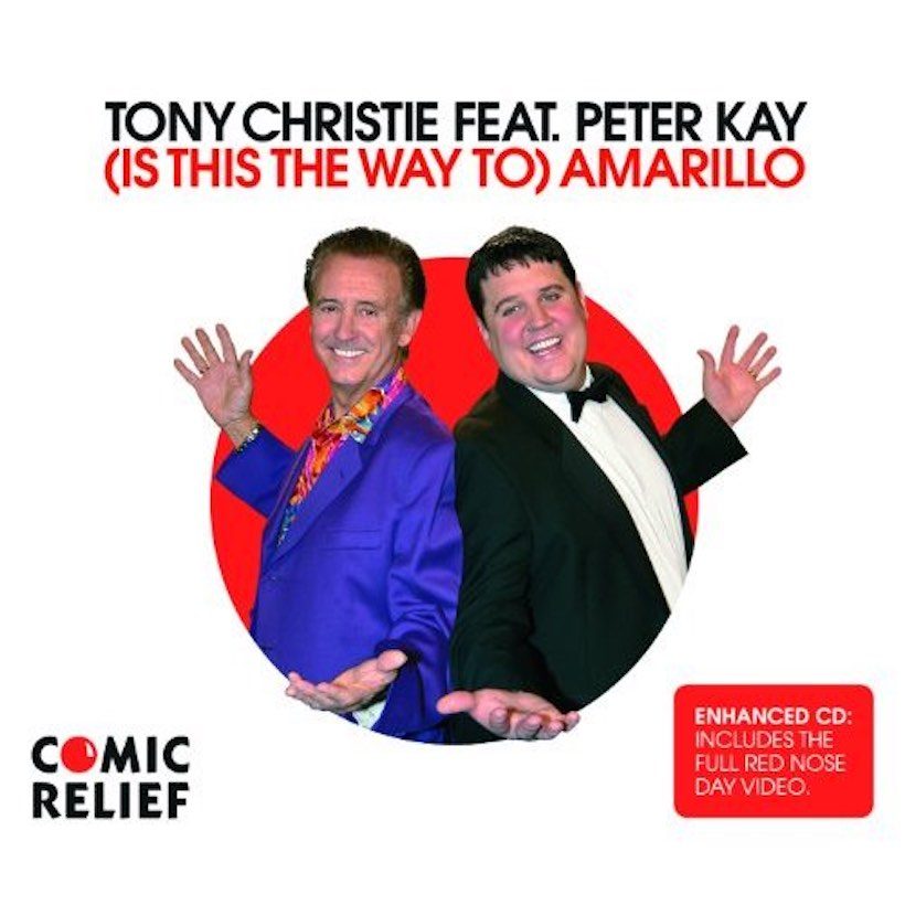 Tony Christie and Peter Kay 'Amarillo' artwork - Courtesy: UMG