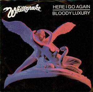 Whitesnake Here I Go Again Single Cover - 300