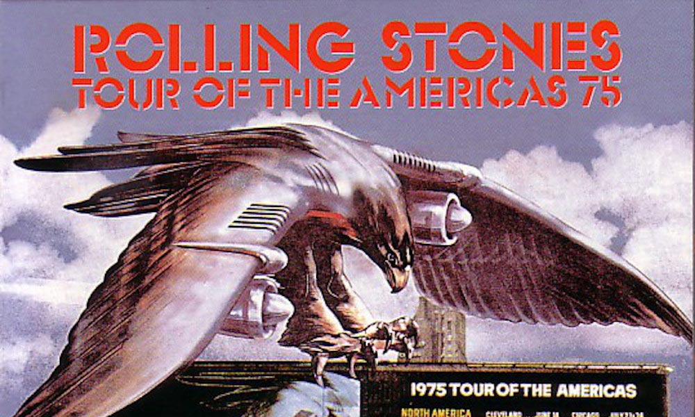 rolling stones tour of the americas 1975 poster