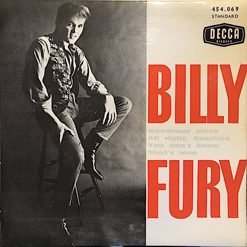 Billy Fury ‘Wondrous Place’ artwork - Courtesy: UMG