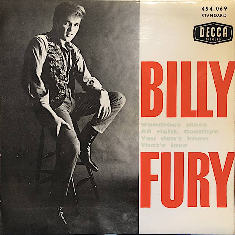 Billy Fury ‘Wondrous Place’ artwork - Courtesy: UMG