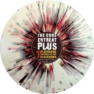 The Cure Entreat Plus white splatter vinyl edition - 300