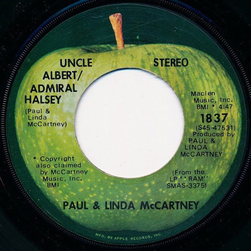 Paul McCartney Solo Uncle Albert/Admiral Halsey