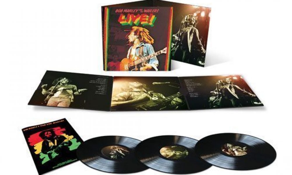 Bob Marley Live 3LP Packshot - 530