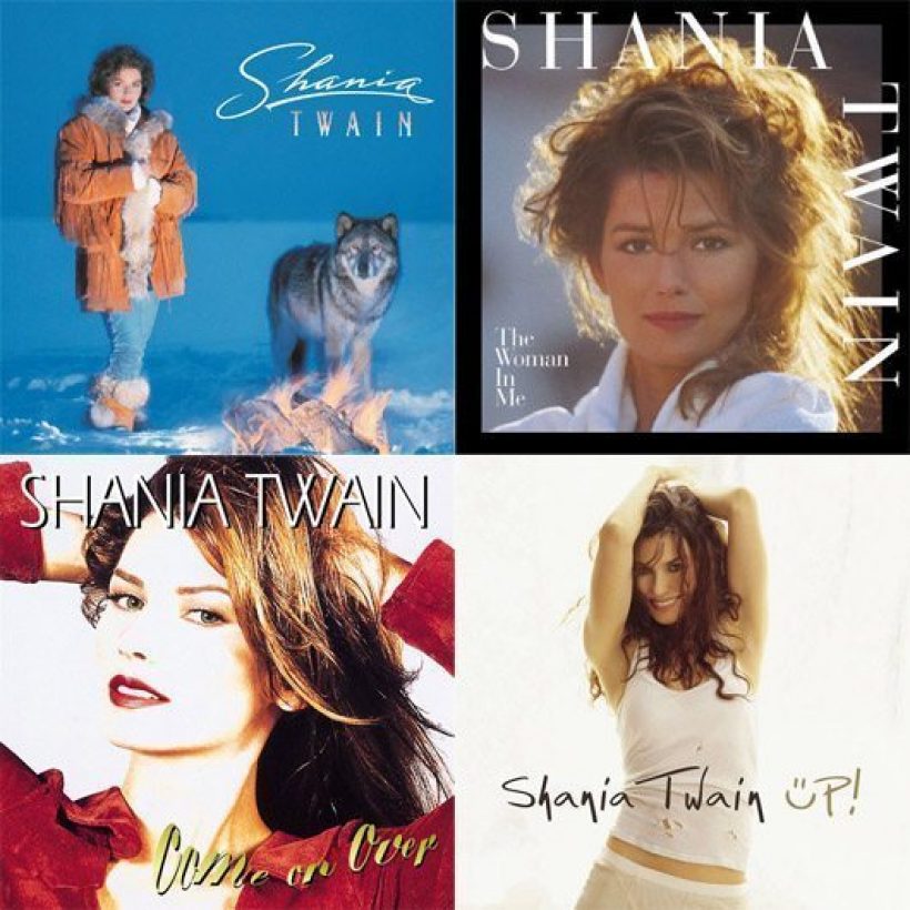 Shania Twain Album Covers Montage - 530