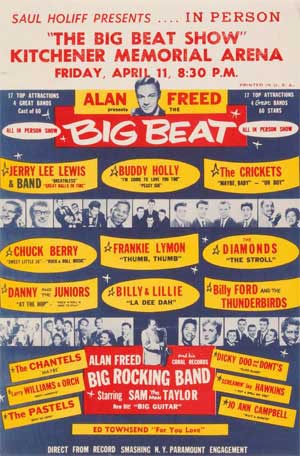 Alan Freed Rock N Roll Poster